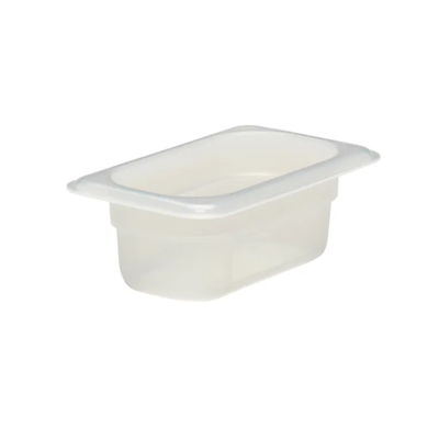 Cambro 92PP190 1/9 2" Deep Translucent Food Pan, 0.6 qt