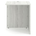 PL194 23x23 FLUSH RETURN- SILVER BIRCH