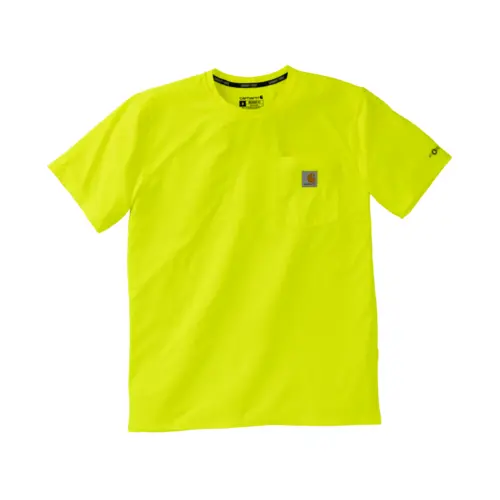 CARHARTT 107810 - Men's Force Relaxed Fit Short Sleeve T-Shirt - Brite Lime
