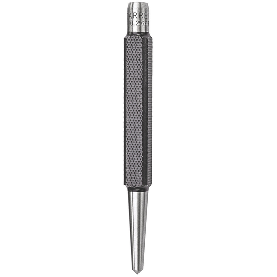 STARRETT 264F Center Punch, Square Shank, 4-1/2" L