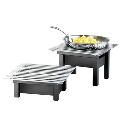 Cal-Mil 1348-12-13 12"W x 12"D x 4"H Modern Chafer Alternative
