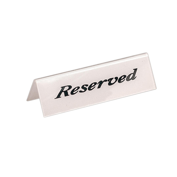 Reserved Signs