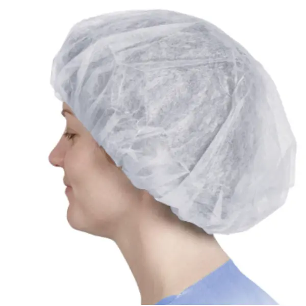 Cap Bouffant 24'' White LtxFree 100/bx CRI1003Z