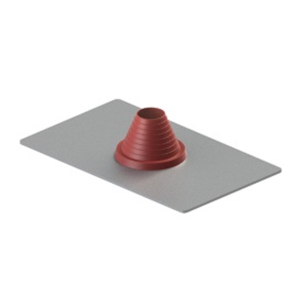 No4_50-170mm Red Aluminium Base Aquarius Flashing