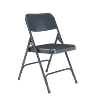 NPS 204 NPS® 200 Series Premium All-Steel Double Hinge Folding Chair, Pack of 4