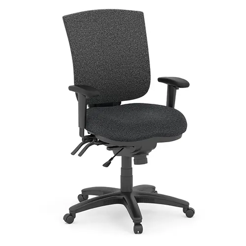 MID-BACK CHAIR CHARCOAL FABRIC SH460