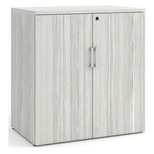 PL152 37"h STORAGE CABINET- SILVER BIRCH