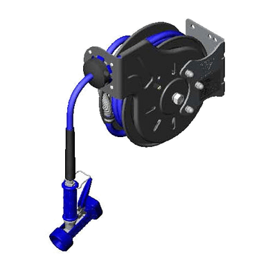 T&S Brass B-7212-02 Hose Reel System Open
