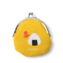 Coin Purse Onigiri Yellow