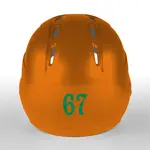 1 Color Custom Font Die Cut Number Decals