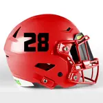 1 Color Custom Font Die Cut Number Decals