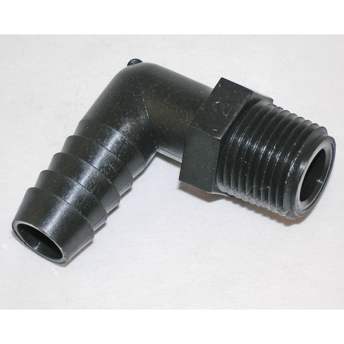 Hose Barb Elbow 3/8'Mpt X 1/2'
