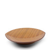 Hazara Leaf Plate Brown 8.75" x 8.25"