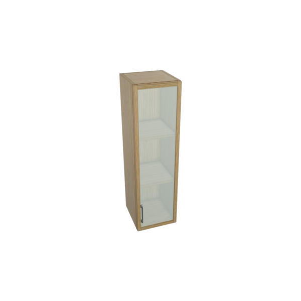 Empire Glass Door Wall Cabinet Kit - 12”x 42” X 13”