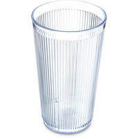Carlisle 20 oz Crystalon® Stack-All® SAN Ribbed Plastic Tumblers