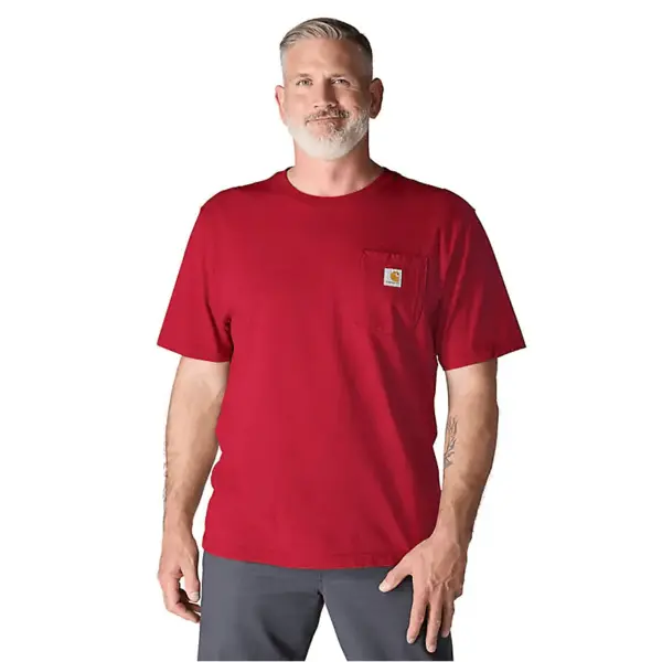 CARHARTT K87 - Workwear Short Sleeve T-Shirt - Industry Red