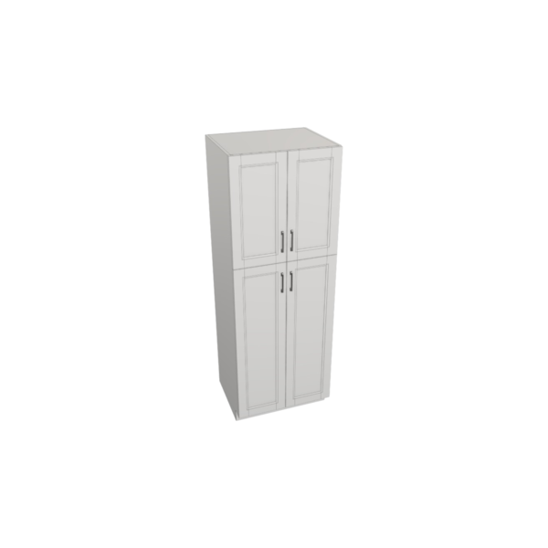 Vail Pure White Box  Utility Cabinet Kit - 30” X 84”H X 24”D