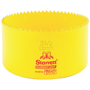 STARRETT FCH0312-G 3-1/2'' (89mm) Fast Cut Straight Pitch Bi-Metal Hole Saw