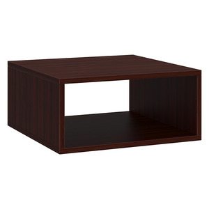 PL9997 COMPOSE END TABLE CUBE- MAHOGANY