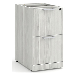PL175 FILE/FILE PEDESTAL- SILVER BIRCH