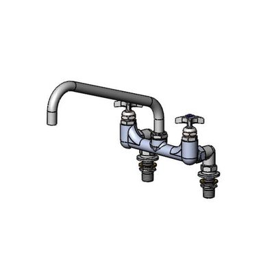T&S Brass B-0293-14 Big-Flo Mixing Faucet 8" Deck Mount