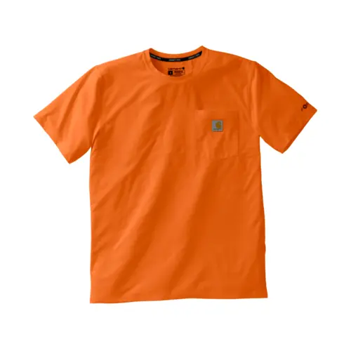 CARHARTT 107810 - Men's Force Relaxed Fit Short Sleeve T-Shirt - Brite Orange