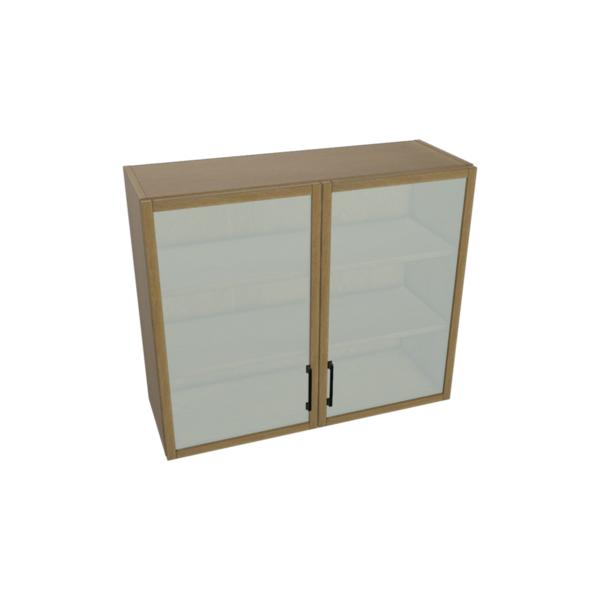 Belmont Glass Door Wall Cabinet Kit - 36”x 30” X 13”