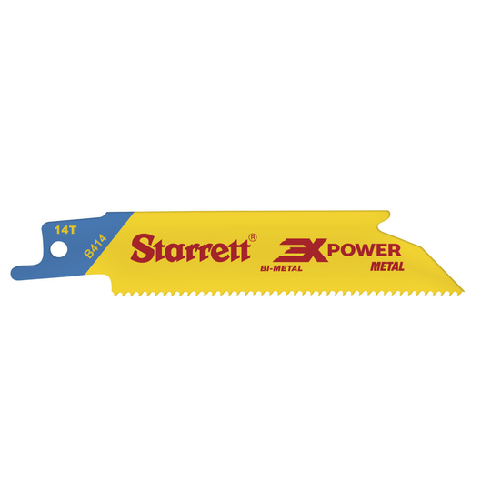 STARRETT B414-20 Metal Cut 4'' x 3/4 x .035 x 14T, 3X POWER, 20 Pack