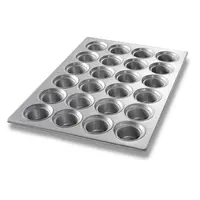 Chicago Metallic 43026 17-7/8" X 25-7/8" Overall Large Crown Muffin Pan