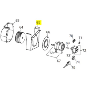Veloci Heater Replacement Fan support bracket