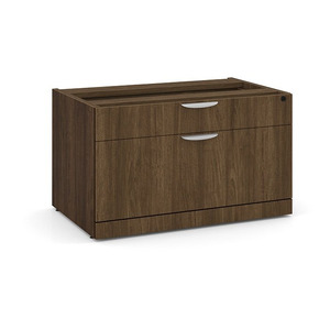PL1012 TWO DRAWER PERSONAL CABINET- MODERN WALNUT