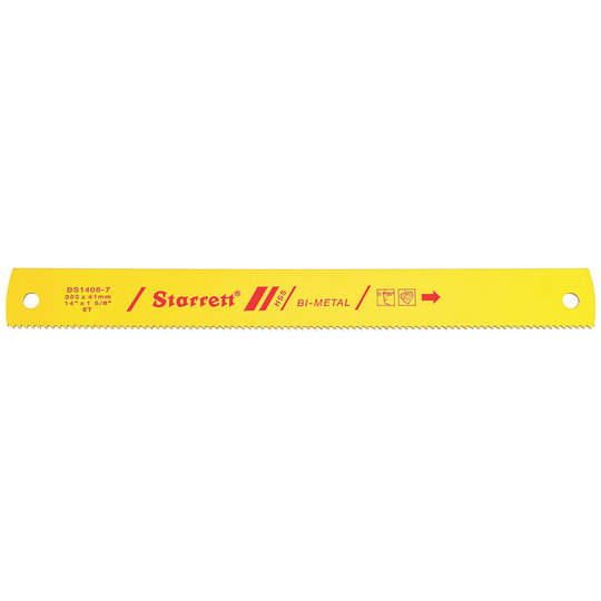 STARRETT BS1406-7 14 x 1-5/8 x .075 x 6T, Bi-Metal