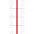 1"ERASABLE WRITE-ON RED10P/BX