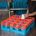 Carlisle RG16-1C412 OptiClean™ 16-Compartment Divided Glass Rack