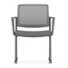 88714 - DAISY GUEST CHAIR- GRAY AND CHARCOAL