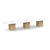 16' Classic Racetrack Conference Table with Cube Base - White Top, Aspen Base
