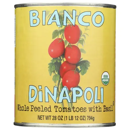 TOMATO WHOLE PEELED W/BASIL OG | 6/28 IZ