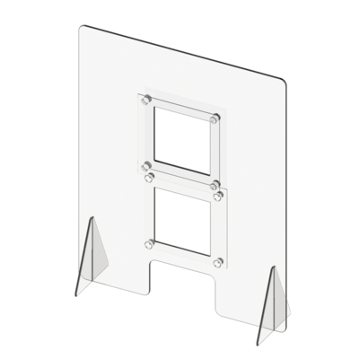 Cal-Mil 22170-31 31-3/4"W x 10"D x 40"H Register Shield