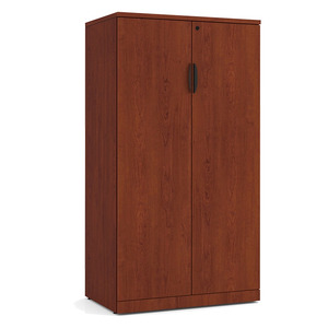 PL151 TWO DOOR 65"H STORAGE CABINET- Cherry