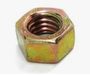 3/8" - 24 FINISHED HEX NUT SAE J995 GR 5 ZINC YELLOW