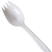 FSE 630-270 Medium-Weight Cutlery Spork White - Closeup