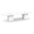 12' Classic Racetrack Conference Table with Cube Base - White