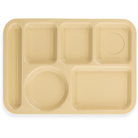 Carlisle P61425 Compartment Tray, Tan