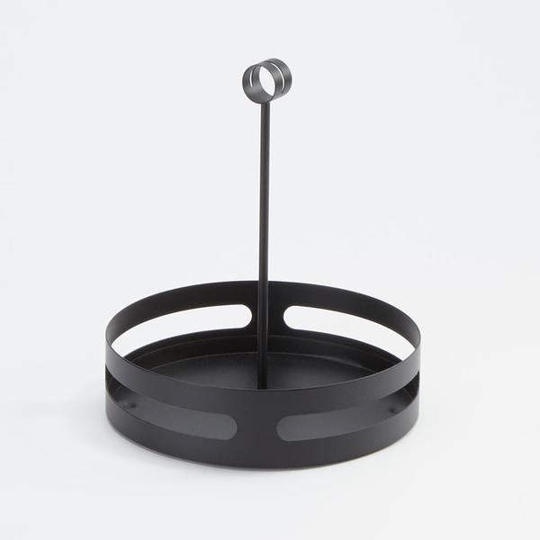 Black Steel Condiment Racks