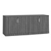PL113 35"W DOUBLE DOOR CABINET- Newport Gray