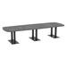PALAR7638N - 12ft. Arena Conference Table with Black Brushed Palmer Base