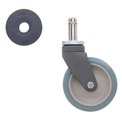 Metro 5PCM Super Erecta Polymer Antimicrobial Stem Caster Swivel