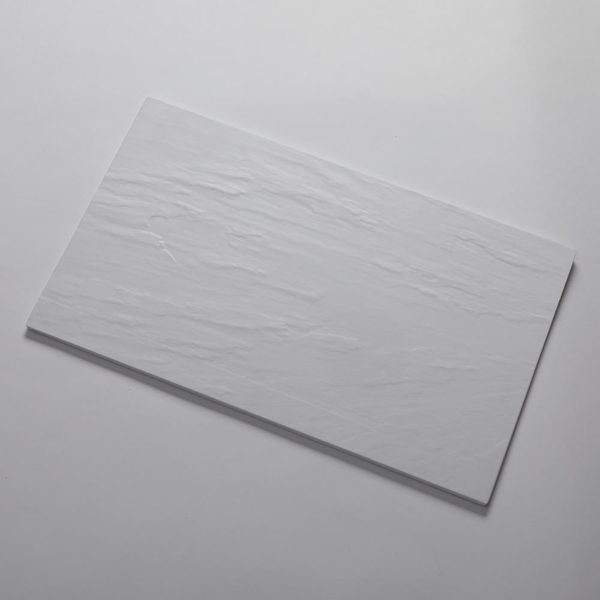White Faux Slate Melamine Platters