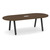 Signature 8' Racetrack Conf. Table- Black Base, Modern Walnut Top