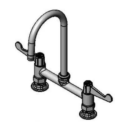 T&S Brass 5F-8DWS05A Equip Faucet 8"